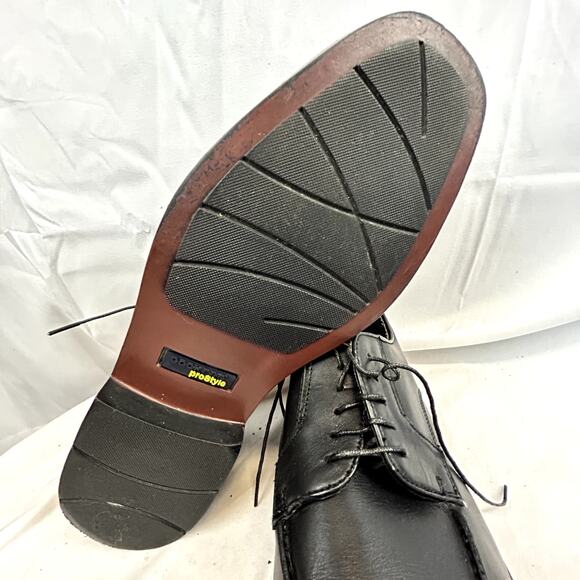 SKU 2055 Dockers Prostyle Size 13M Black Leather Oxfords Tie-Up Dress Shoes main image 5